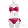 Bikini a fascia imbottita + brasiliana lacci Infiore NEP364