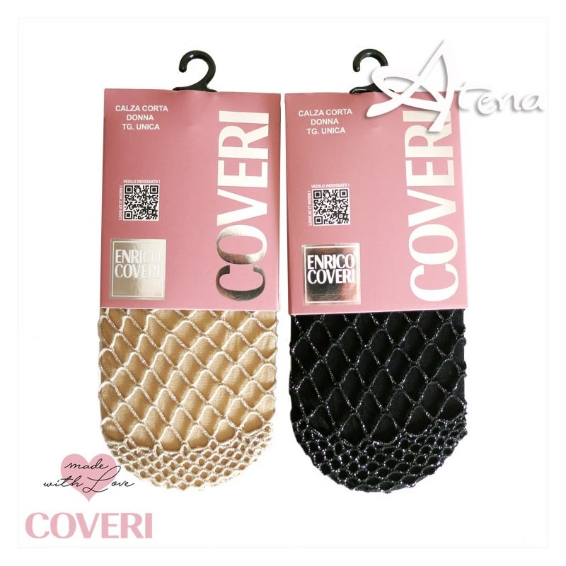 Bi-pack calza donna con rete glitter Coveri Selene4ASS