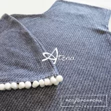 intimo notte poncho donna rossoporpora