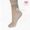 calza donna rete glitter nudo Coveri Selene4ASS