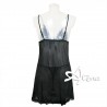 Coordinato donna babydoll + sexy vestaglietta + micro perizoma 1193