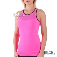 Bellissima canottiera sportiva da donna A010 fucsia