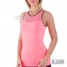 Canottiera fitness Bellissima canotte palestra donne A010 pesca