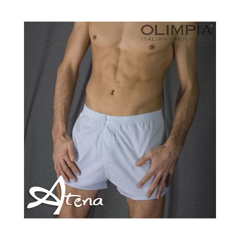Boxer uomo in tela tintofilo stampato 256 Olimpia intimo