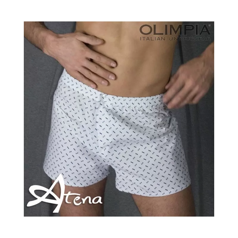 Boxer uomo in cotone stampato 254 Olimpia intimo