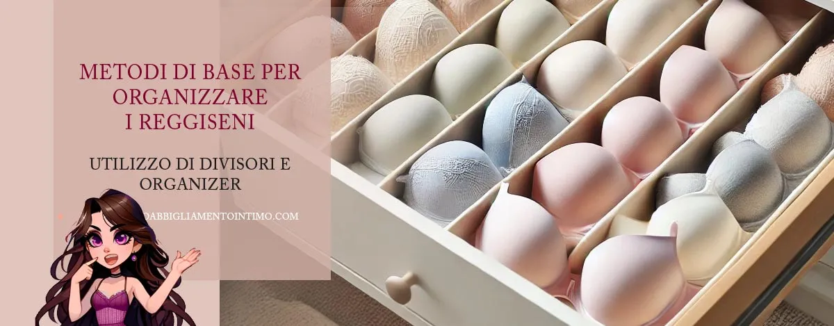 Come tenere in ordine i reggiseni nei cassetti con divisori