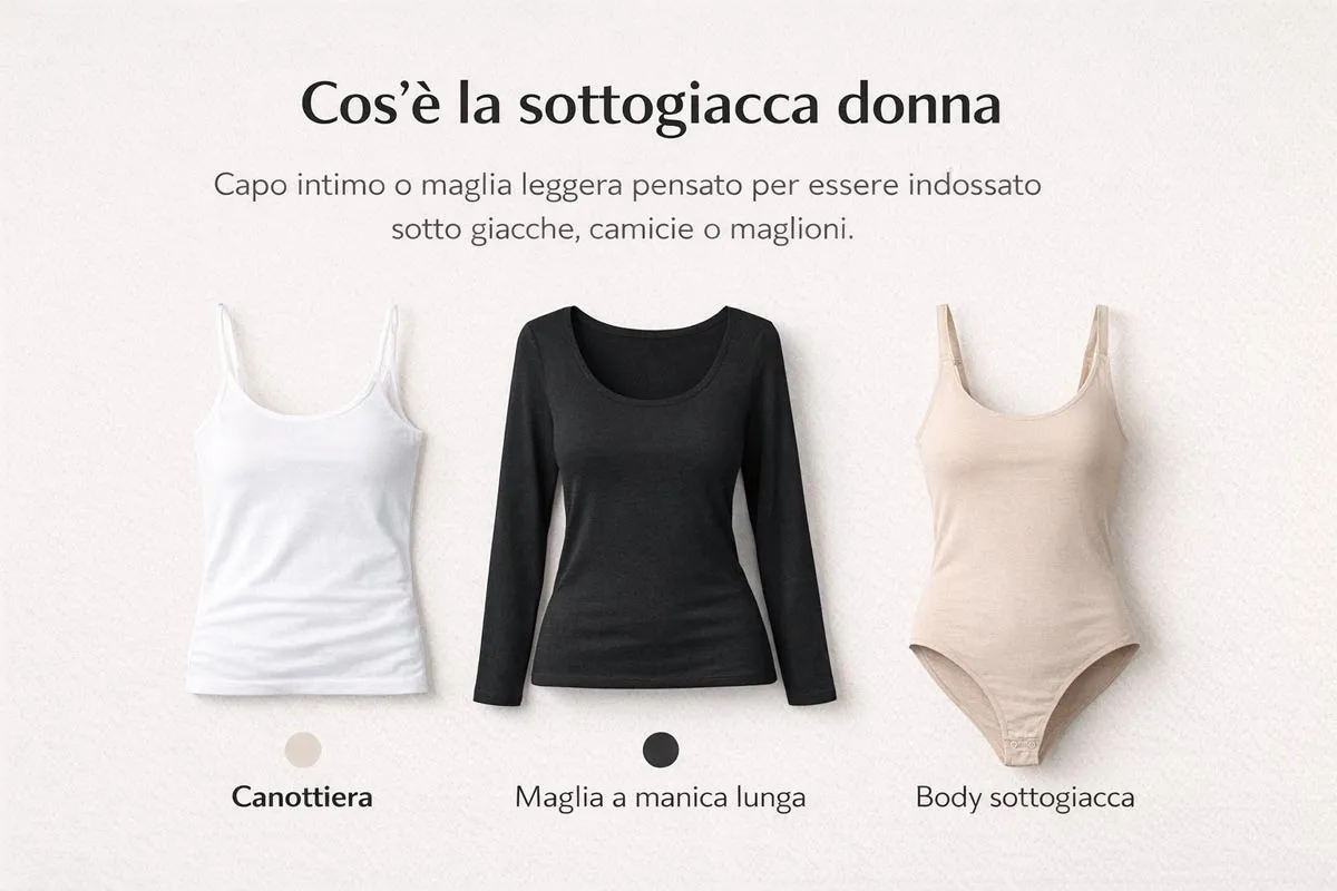 Cos è la sottogiacca per donna