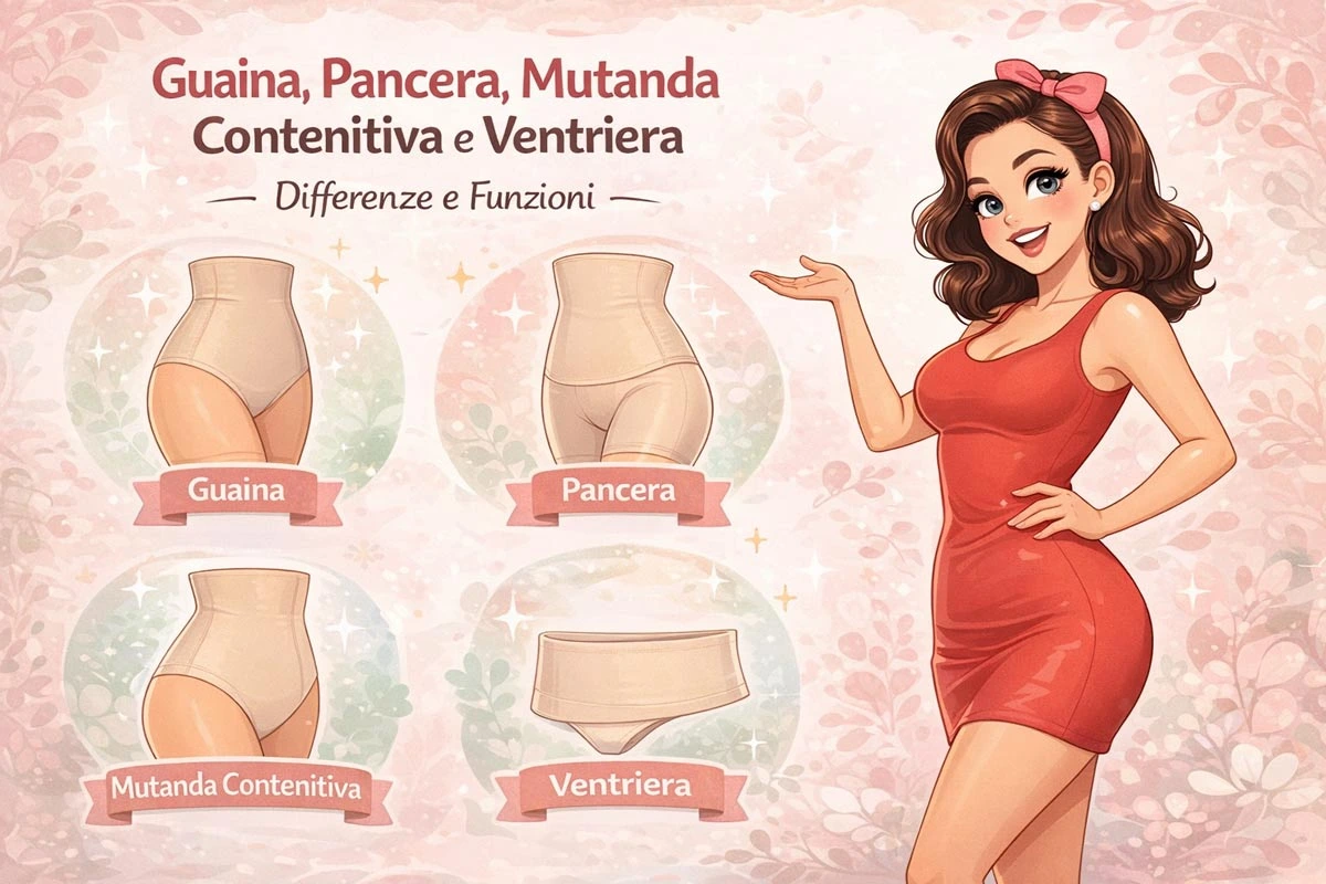 Differenze tra guaina, pancera, mutanda contenitiva e ventriera