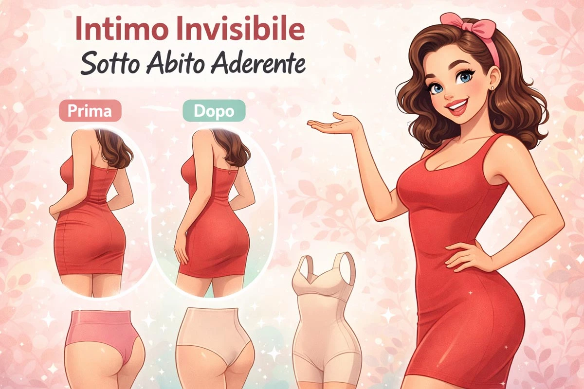 Intimo modellante sotto abito aderente