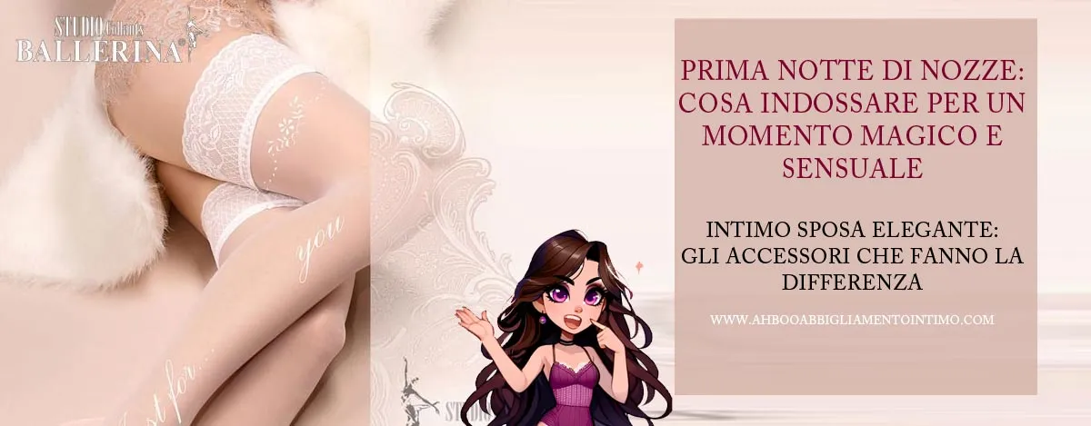 Prima-notte-di-nozze-cosa-indossare-Intimo-sposa-elegante gli accessori autoreggenti