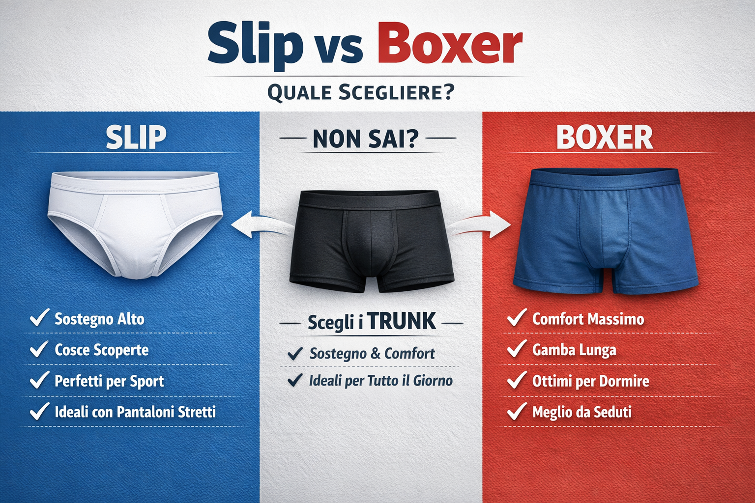 Slip o boxer Scopri il meglio