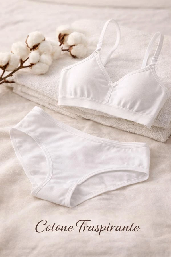 intimo donna in cotone traspirante