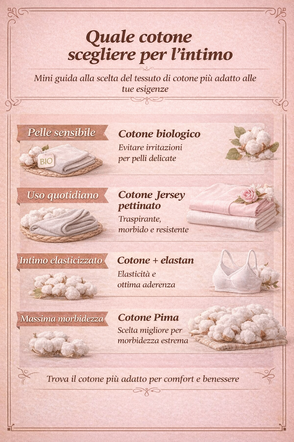 quale cotone scegliere per intimo guida tessuti cotone