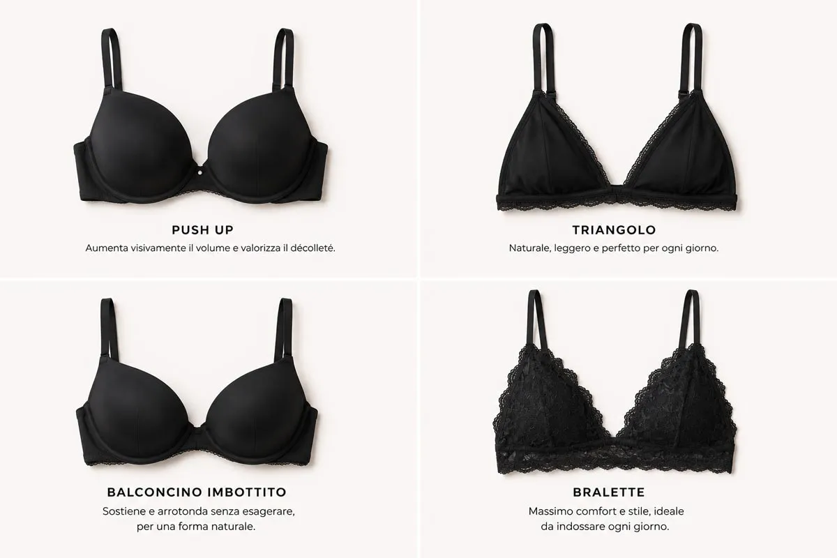 reggiseni per seni piccoli modelli